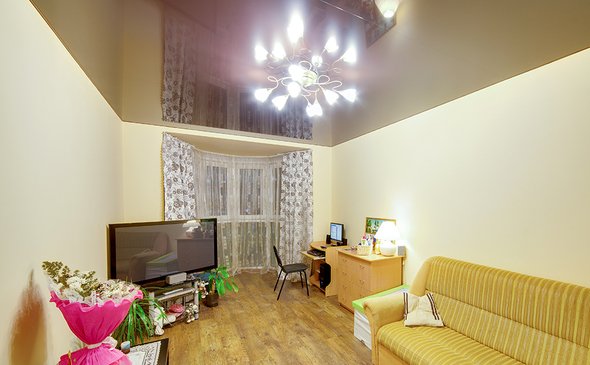 Vieno lygio įtempiamos lubos i vaiku kambari S=11,4 m2