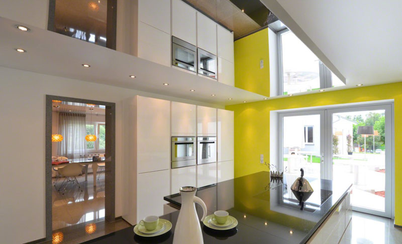 Veidrodines įtempiamos lubos